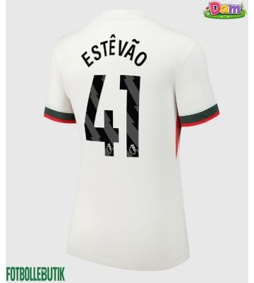 Chelsea Estevao Willian #41 Bortatröja Kvinnor 2025-26 Kortärmad